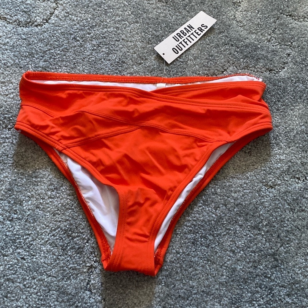 COPY - Urban outfitters Bright Orange High-Waisted Bikini Bottom